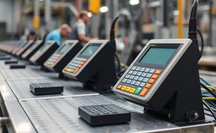 Línea de producción de terminales de autoservicio